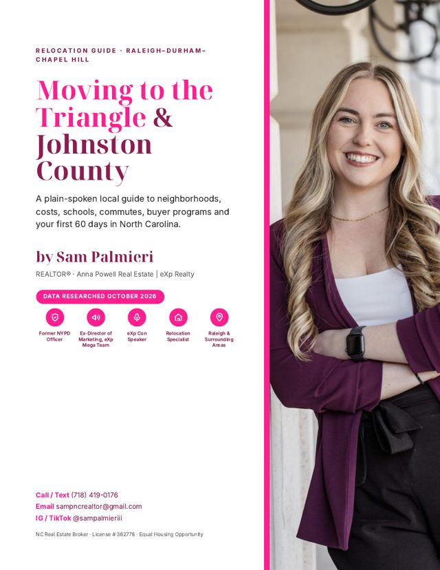 Cover of Moving to the Triangle & Johnston County
