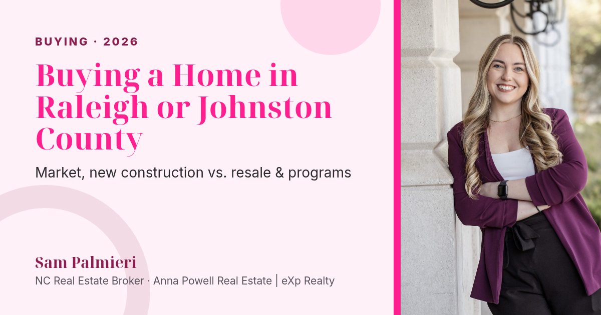 Graphic: Buying a home in Raleigh or Johnston County in 2026