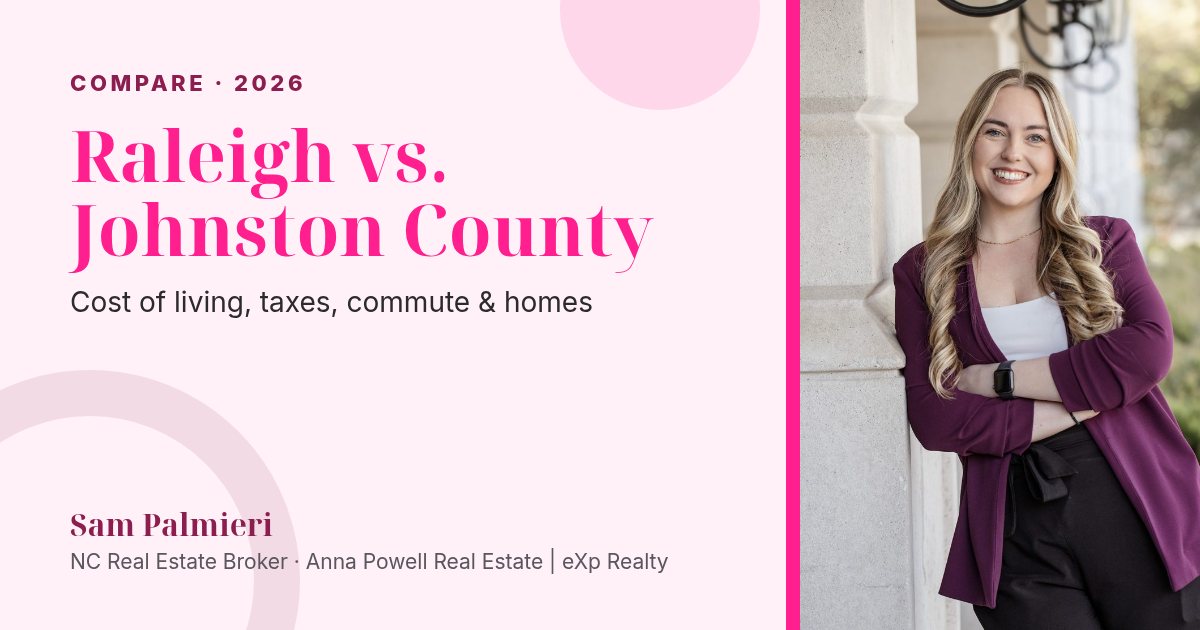 Graphic: Raleigh vs. Johnston County comparison